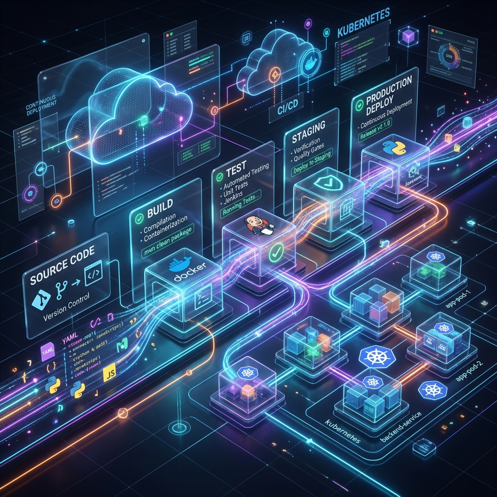 DevOps & CI/CD Engineering Visual